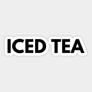 ICED TEA Sticker